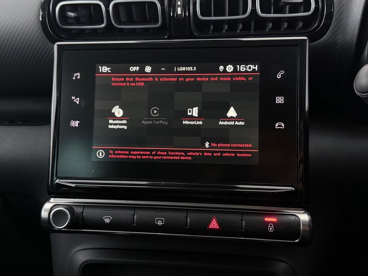 Citroen C3 Aircross thumbnail Infotainment System