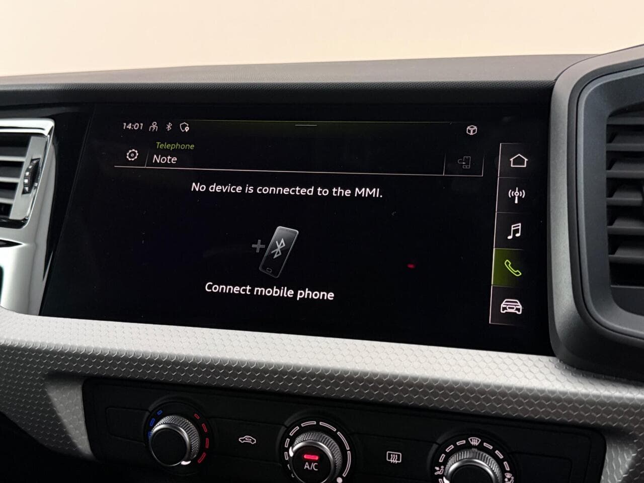 Audi A1 thumbnail Infotainment System