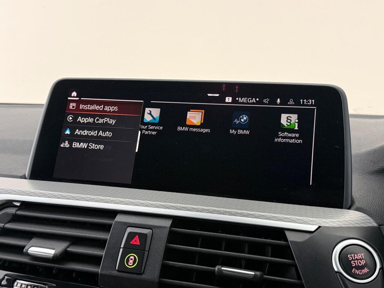 BMW X3 thumbnail Infotainment System