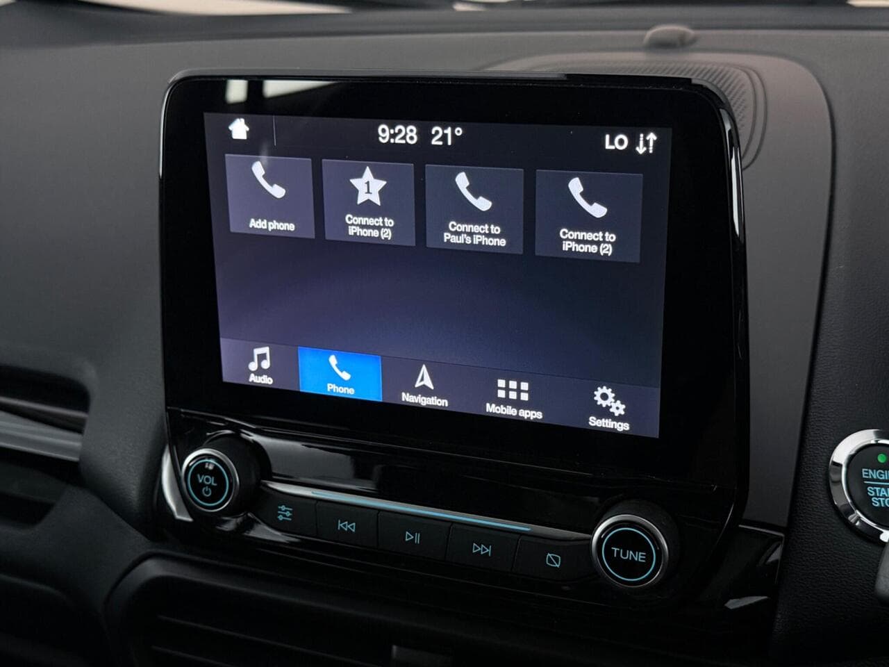 Ford EcoSport thumbnail Infotainment System