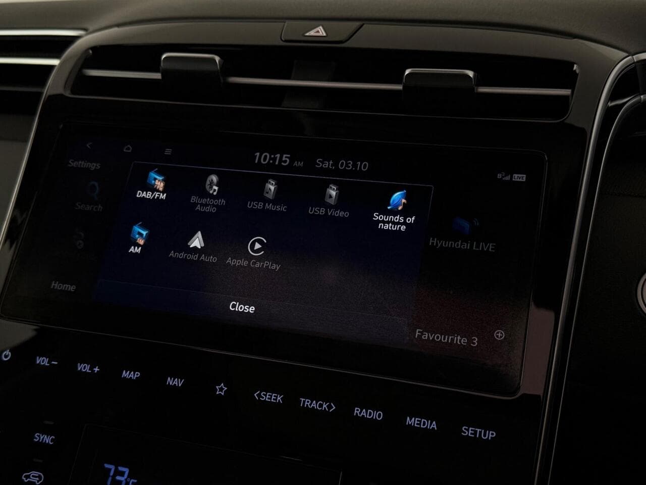 Hyundai TUCSON thumbnail Infotainment System