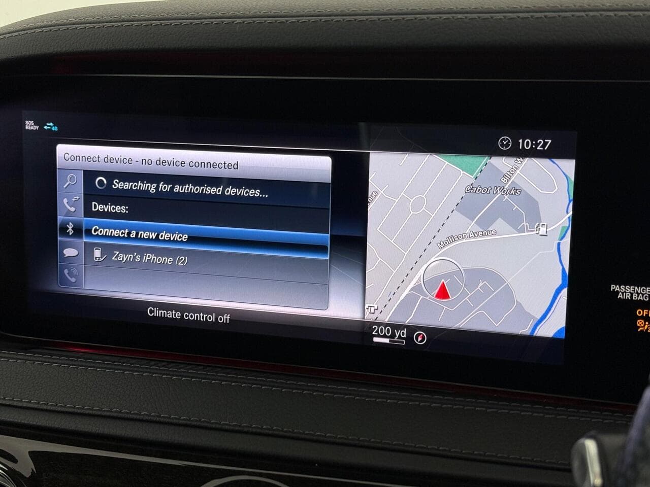 Mercedes-Benz S Class thumbnail Infotainment System