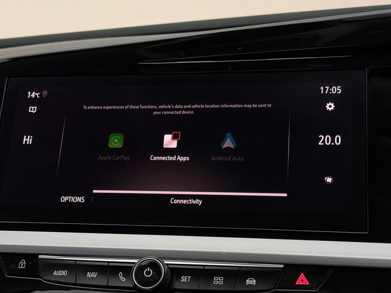 Vauxhall Grandland thumbnail Infotainment System