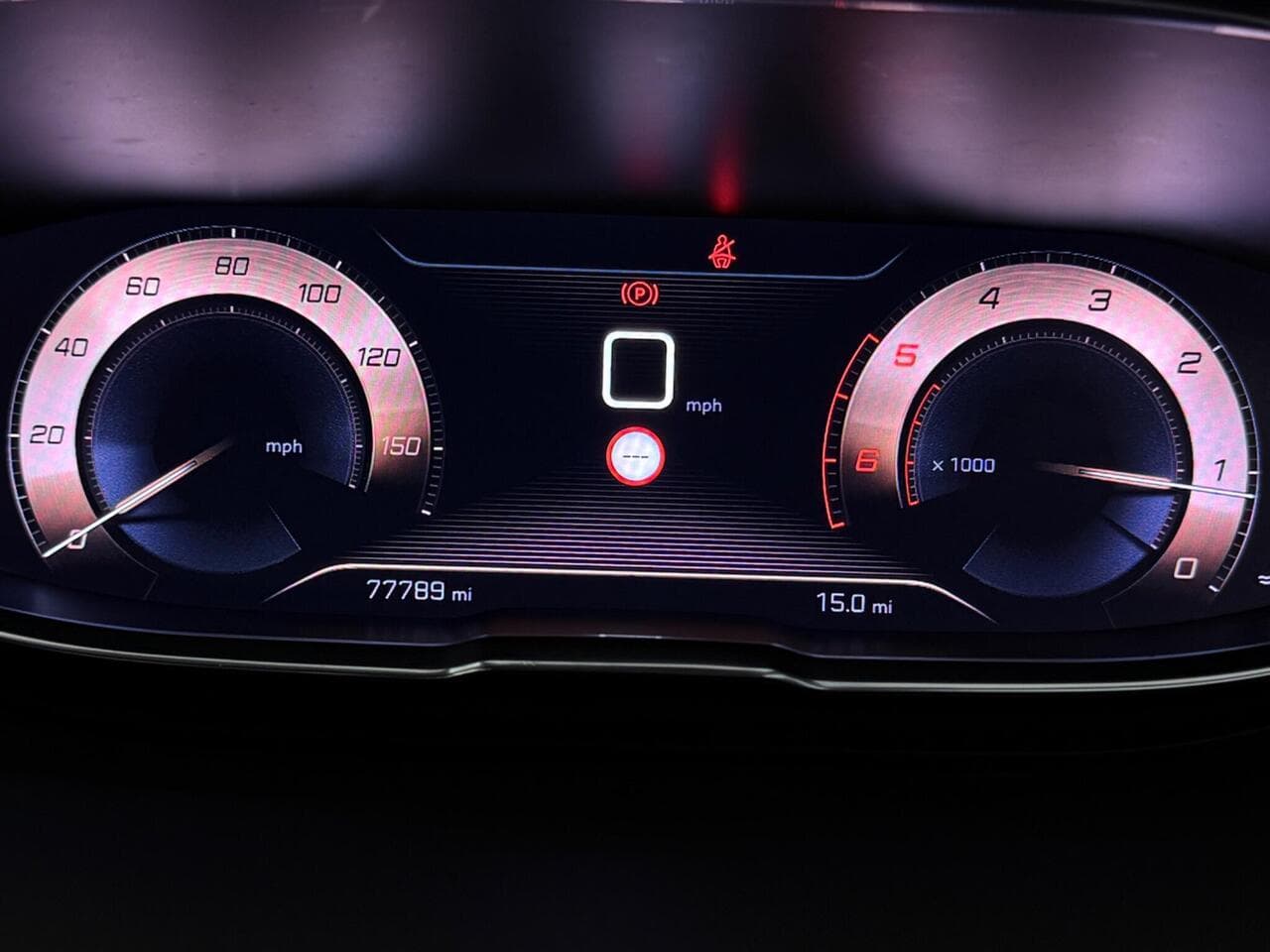 Peugeot 5008 thumbnail Driver Instruments