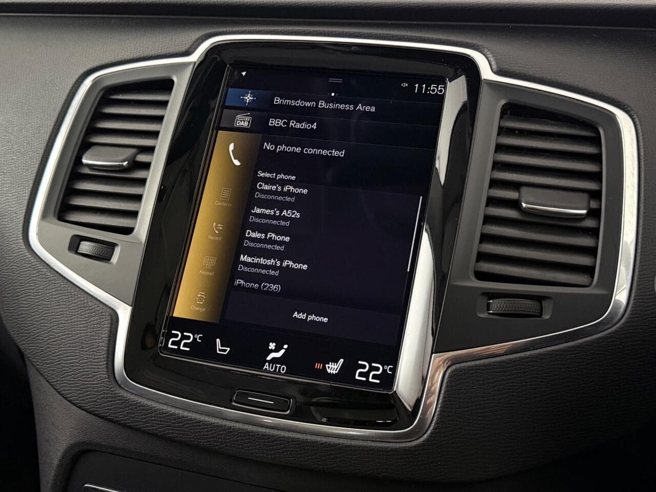 Volvo XC90 thumbnail Infotainment System