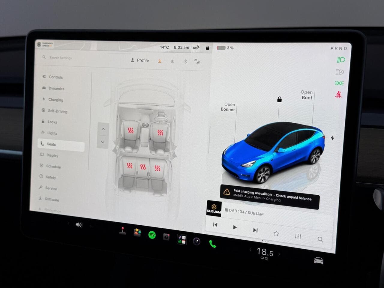 Tesla Model Y thumbnail Infotainment System