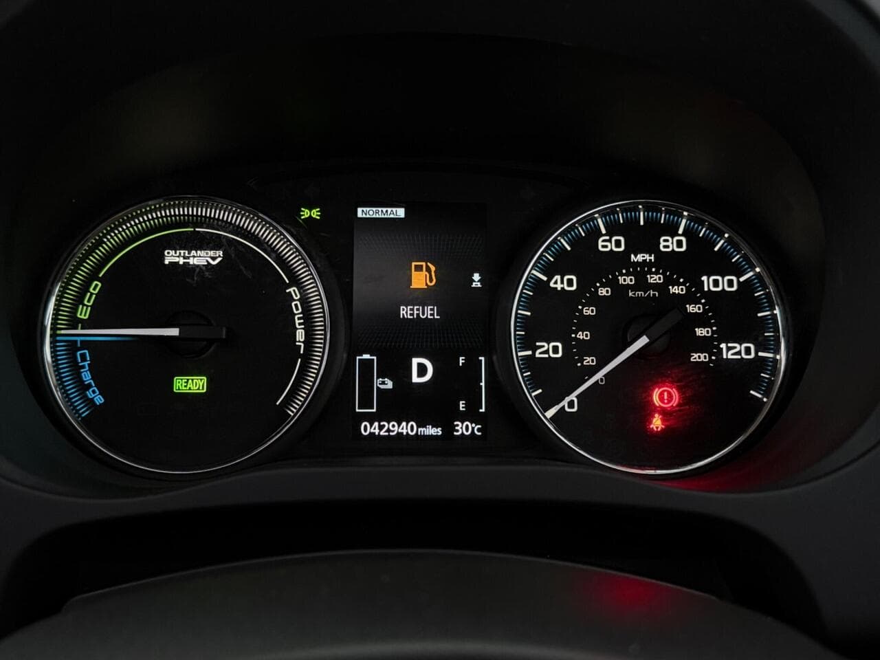 Mitsubishi Outlander thumbnail Driver Instruments