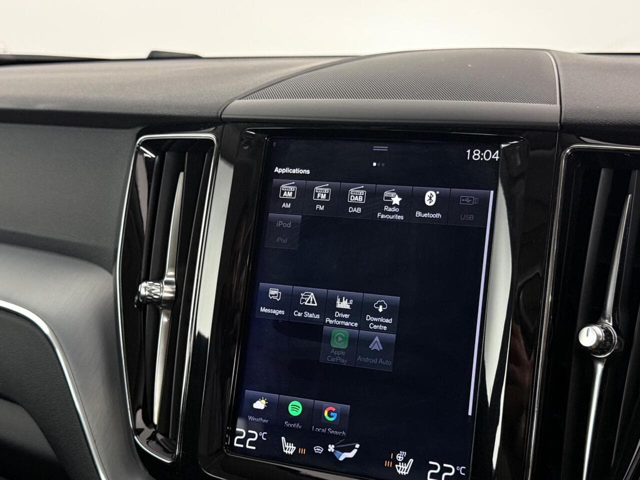 Volvo XC60 thumbnail Infotainment System