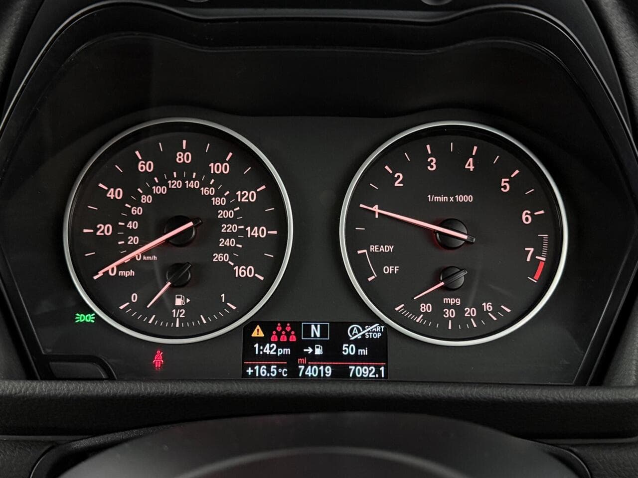 BMW 2 Series Gran Tourer thumbnail Driver Instruments