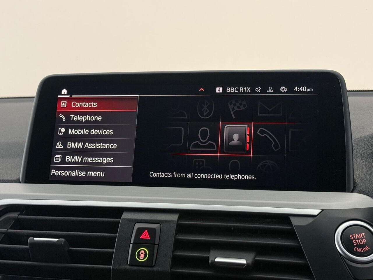 BMW X3 thumbnail Infotainment System