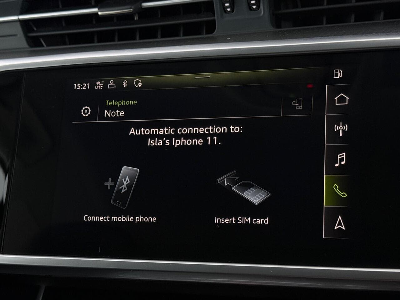 Audi A6 Saloon thumbnail Infotainment System