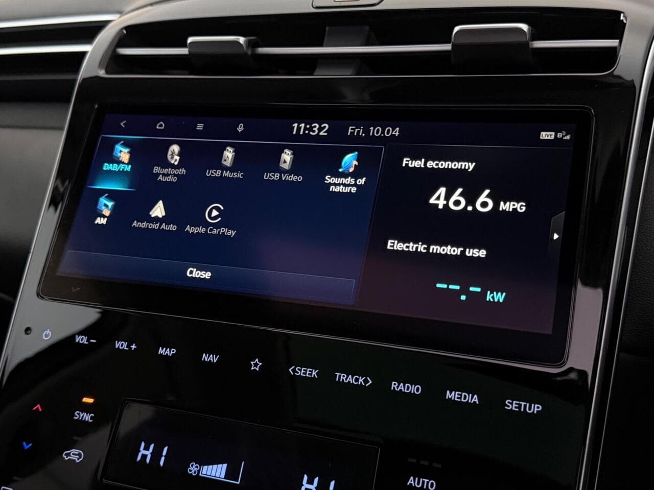 Hyundai TUCSON thumbnail Infotainment System
