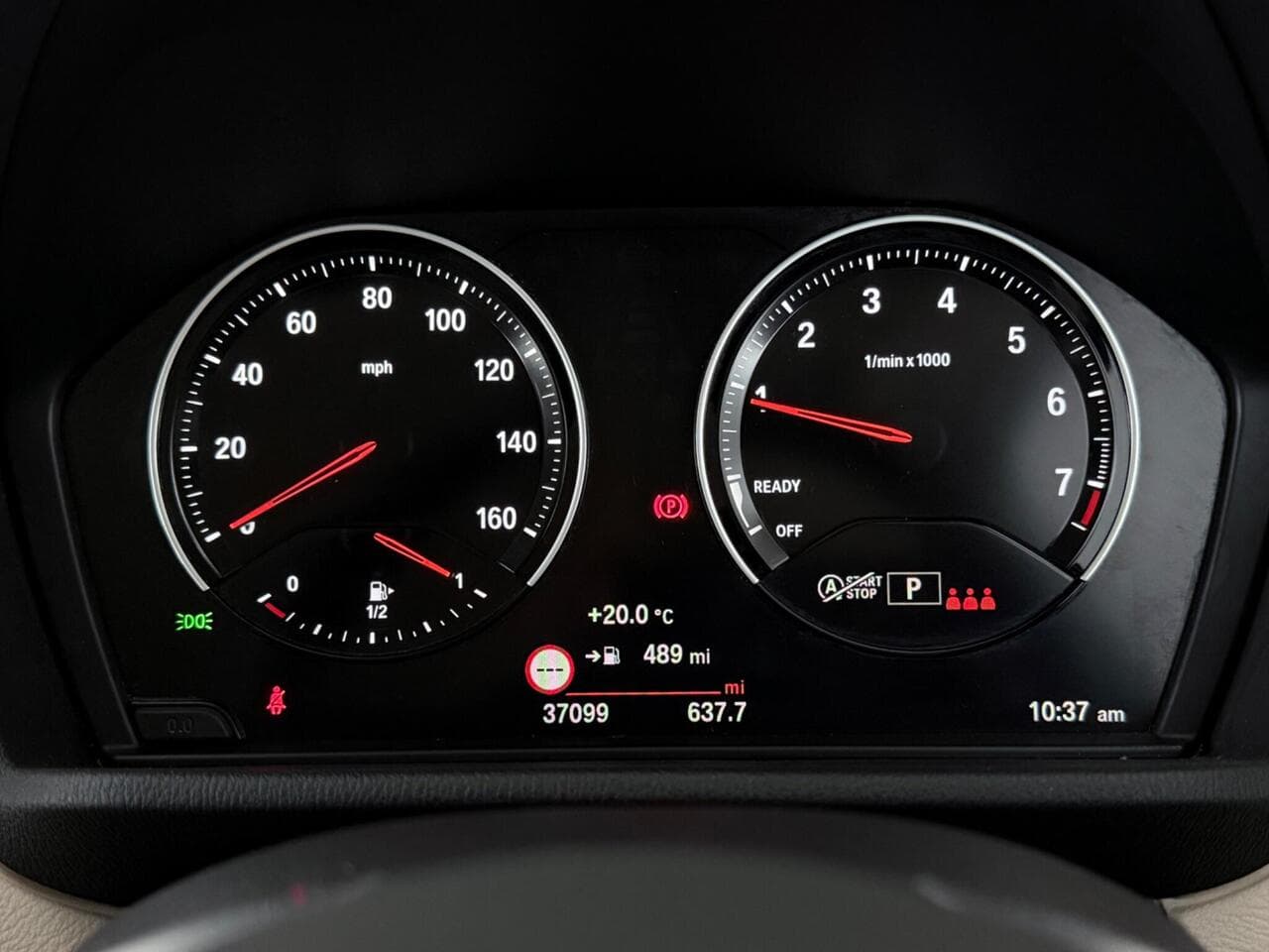 BMW X1 thumbnail Driver Instruments