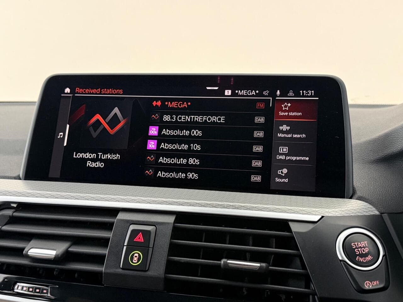 BMW X3 thumbnail Infotainment System