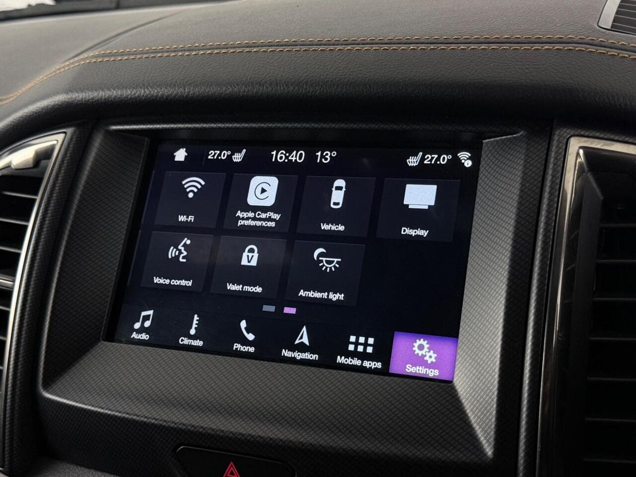 Ford Ranger thumbnail Infotainment System