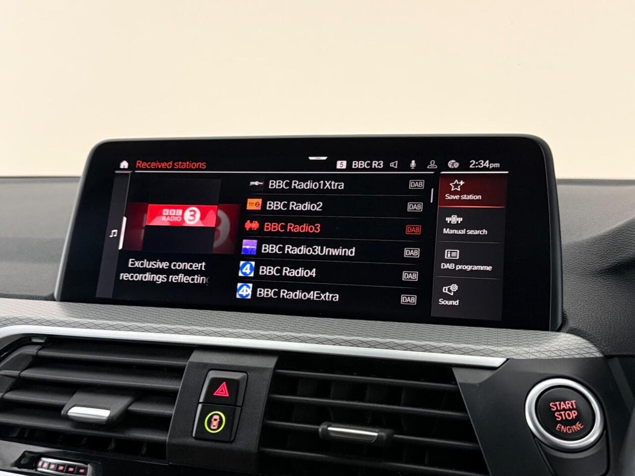 BMW X3 thumbnail Infotainment System