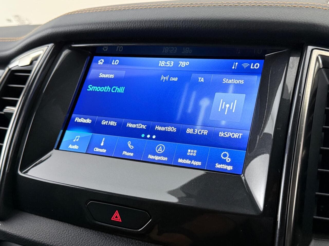 Ford Ranger thumbnail Infotainment System