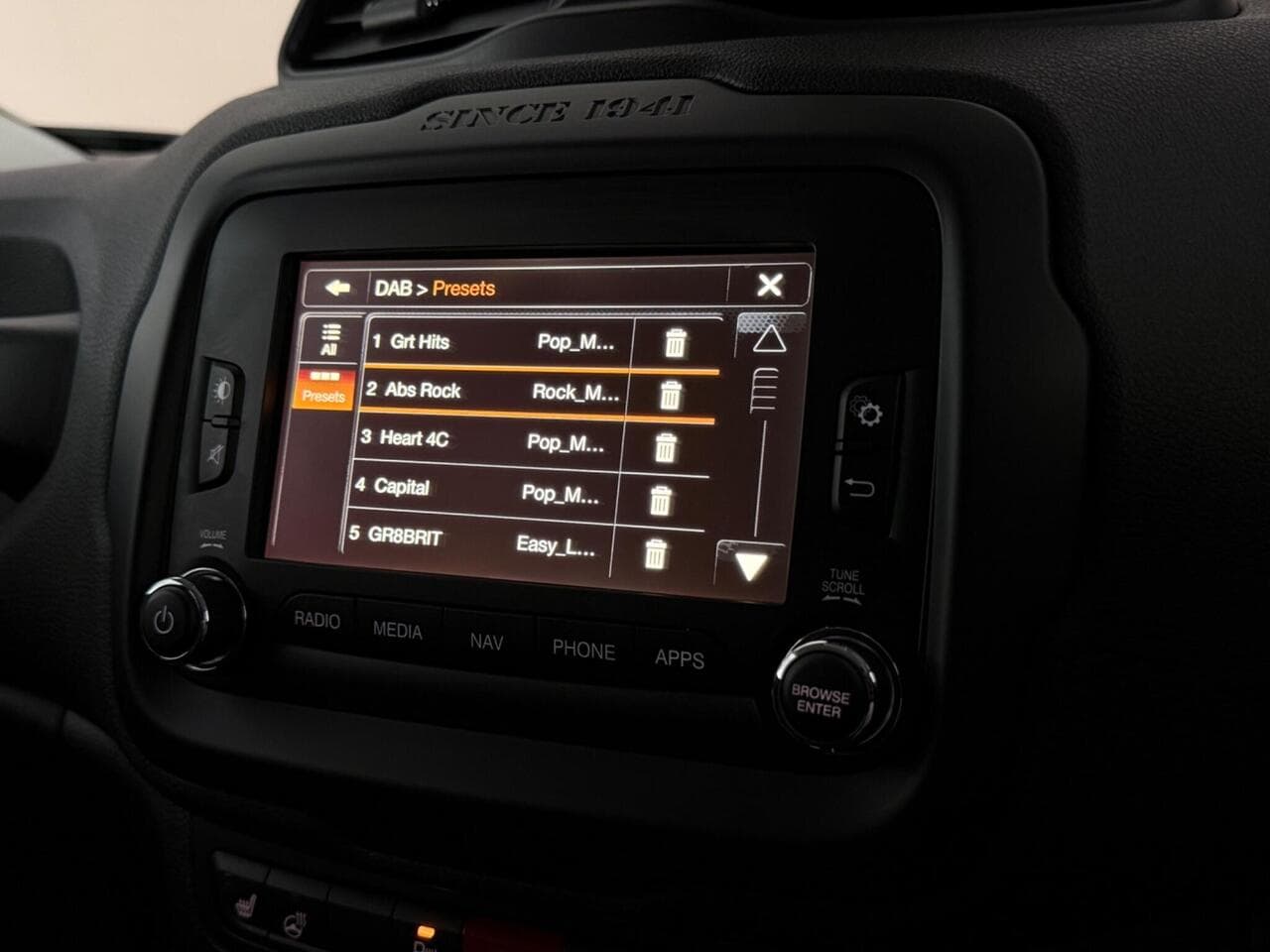 Jeep Renegade thumbnail Infotainment System