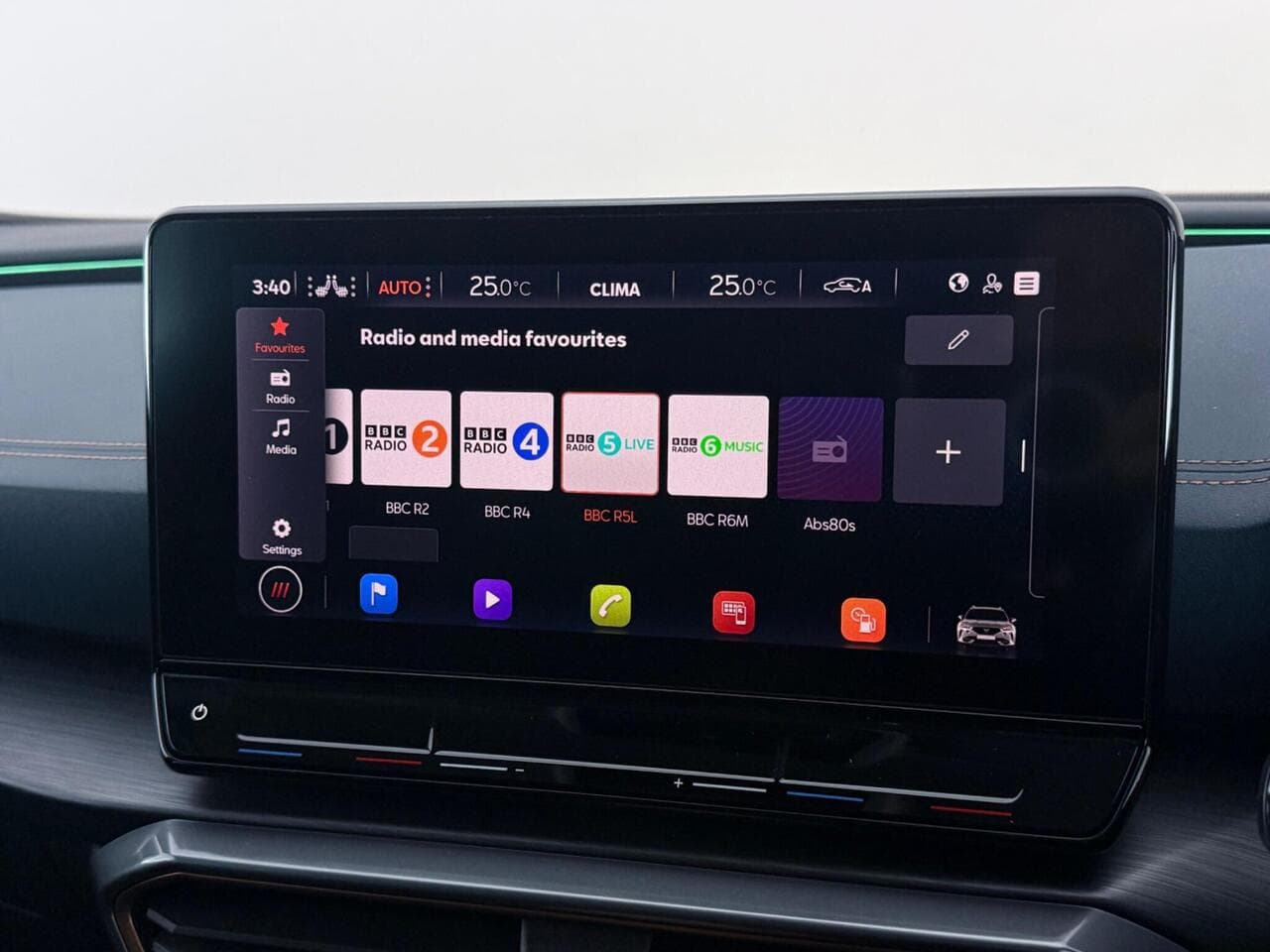 CUPRA Formentor thumbnail Infotainment System