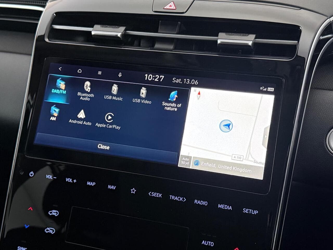 Hyundai TUCSON thumbnail Infotainment System