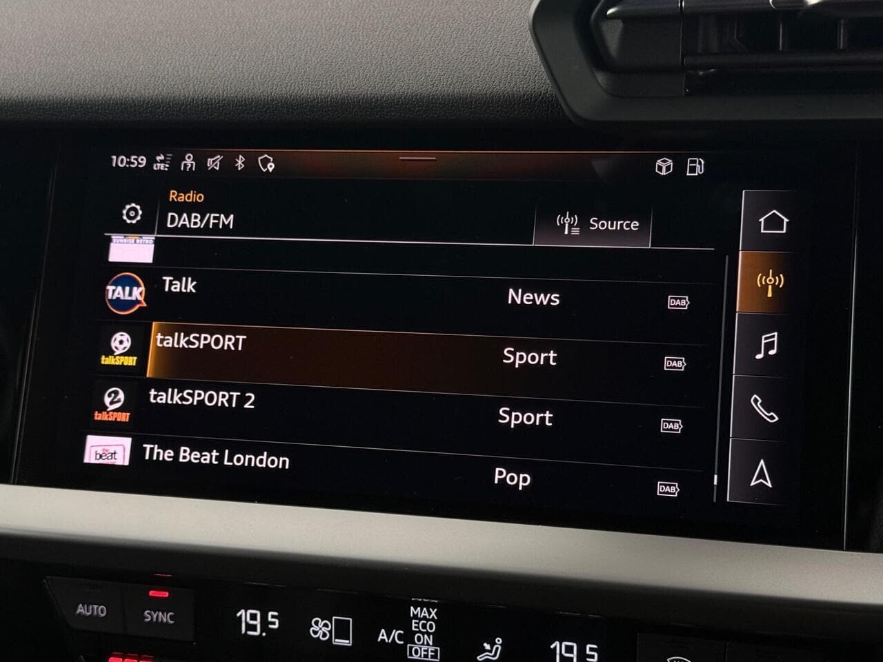 Audi A3 thumbnail Infotainment System