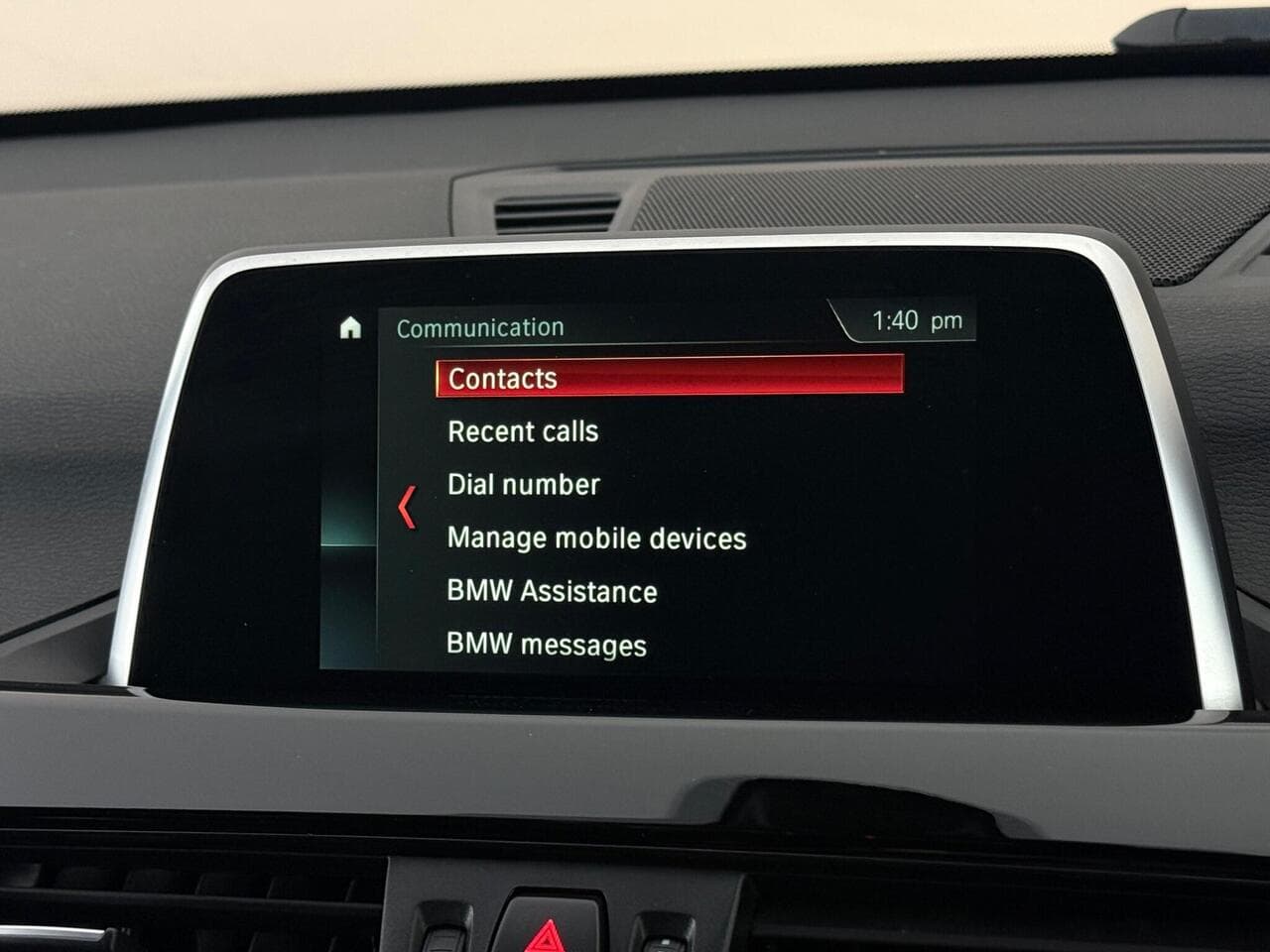BMW X1 thumbnail Infotainment System