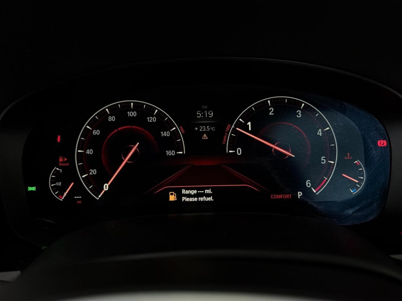 BMW 5 Series thumbnail Driver Instruments