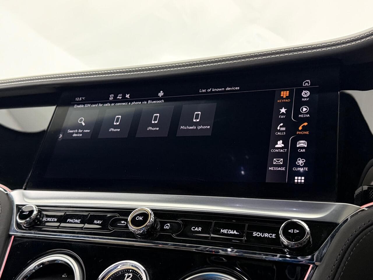 Bentley Continental thumbnail Infotainment System