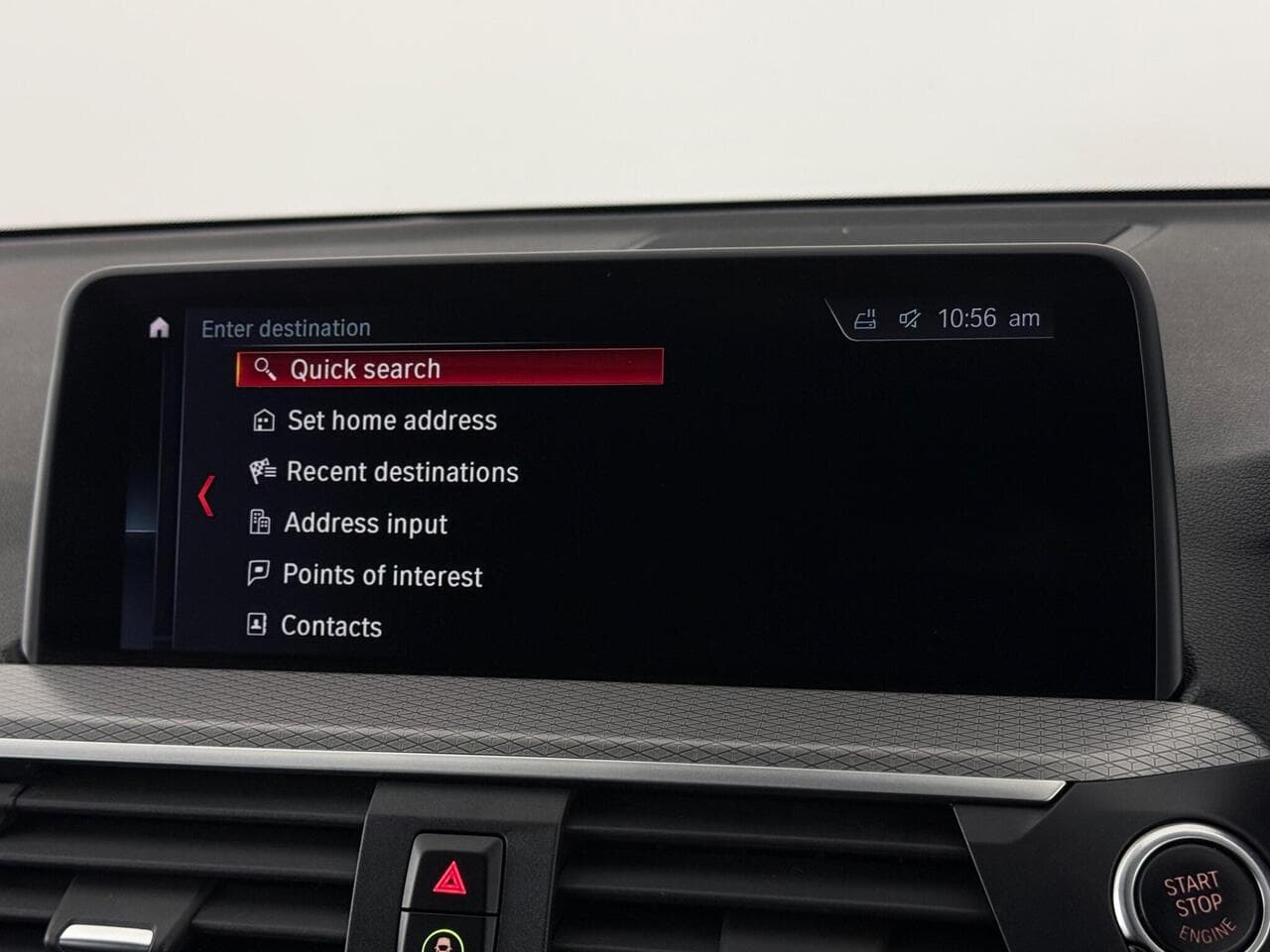BMW X3 thumbnail Infotainment System
