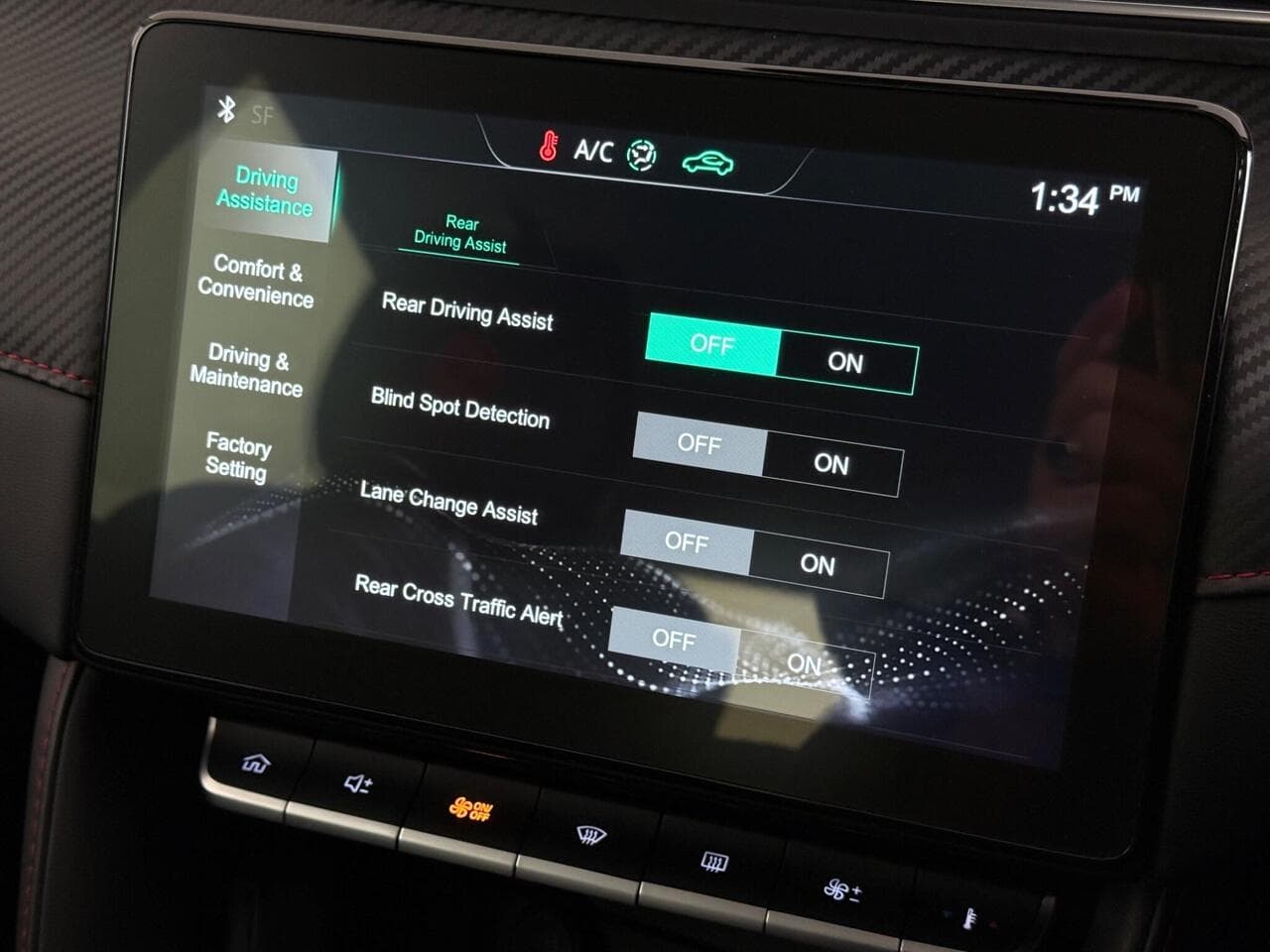 MG MG ZS thumbnail Infotainment System
