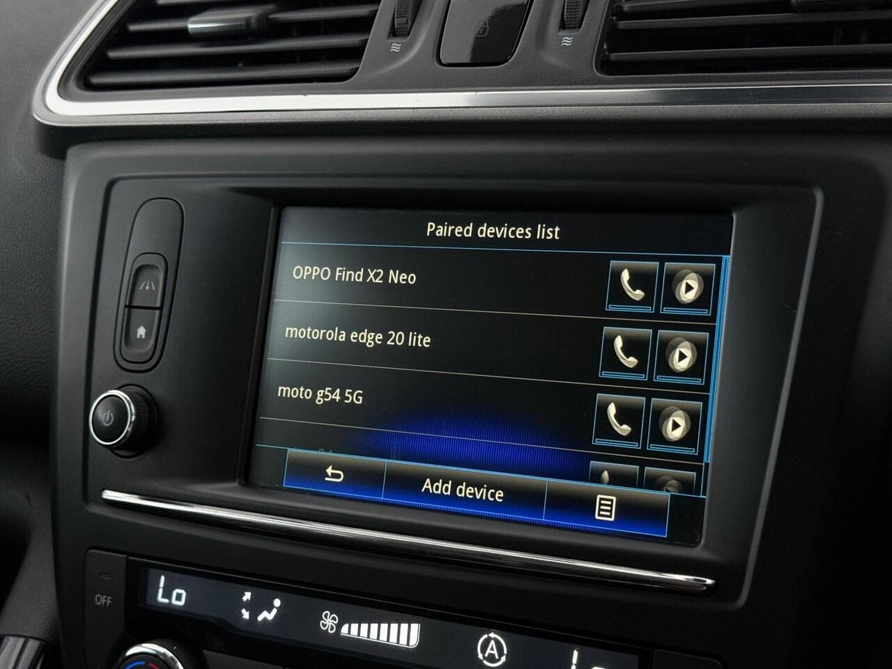 Renault Kadjar thumbnail Infotainment System