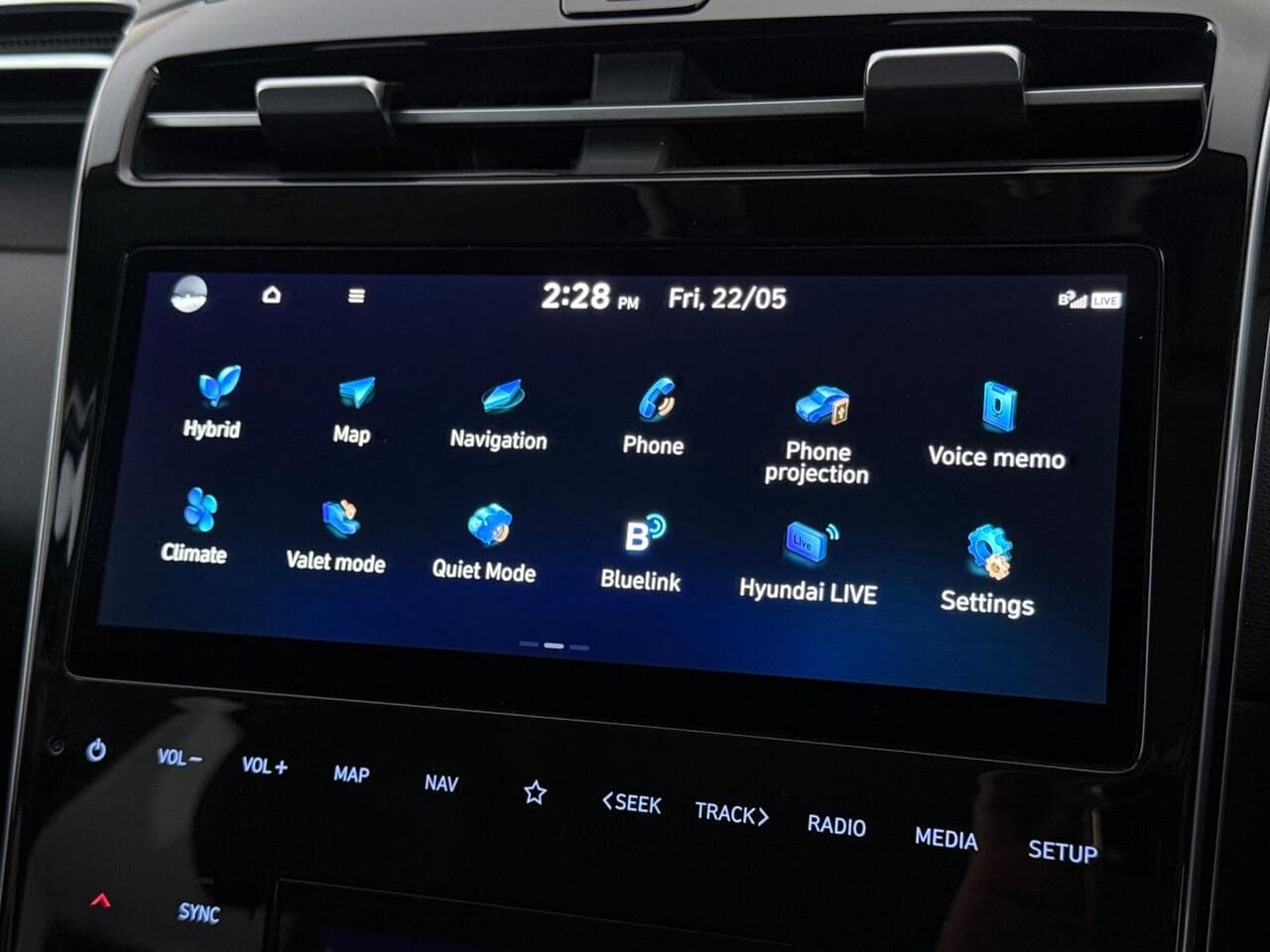 Hyundai TUCSON thumbnail Infotainment System