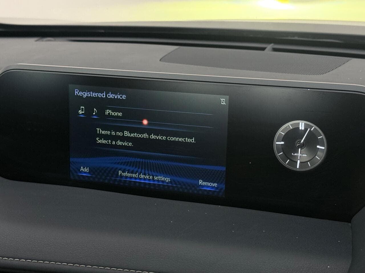 Lexus UX thumbnail Infotainment System