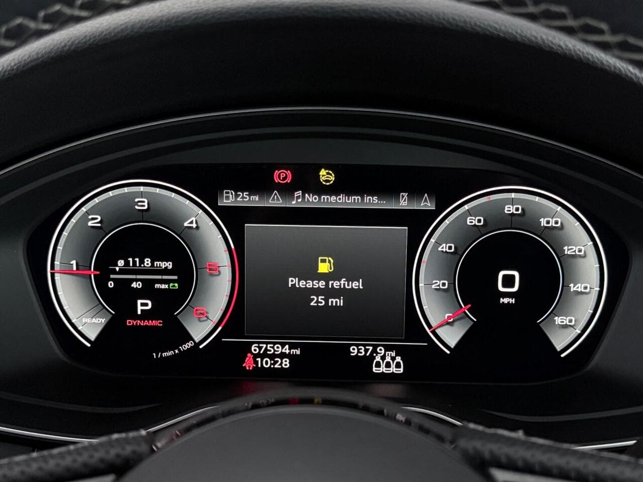 Audi A4 Avant thumbnail Driver Instruments