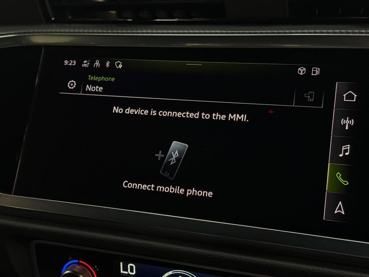 Audi Q3 thumbnail Infotainment System