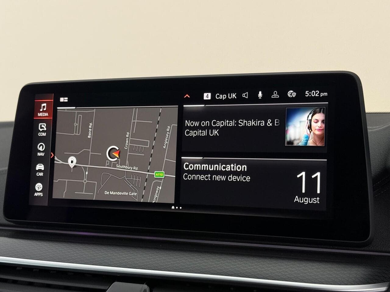 BMW 5 Series thumbnail Infotainment System