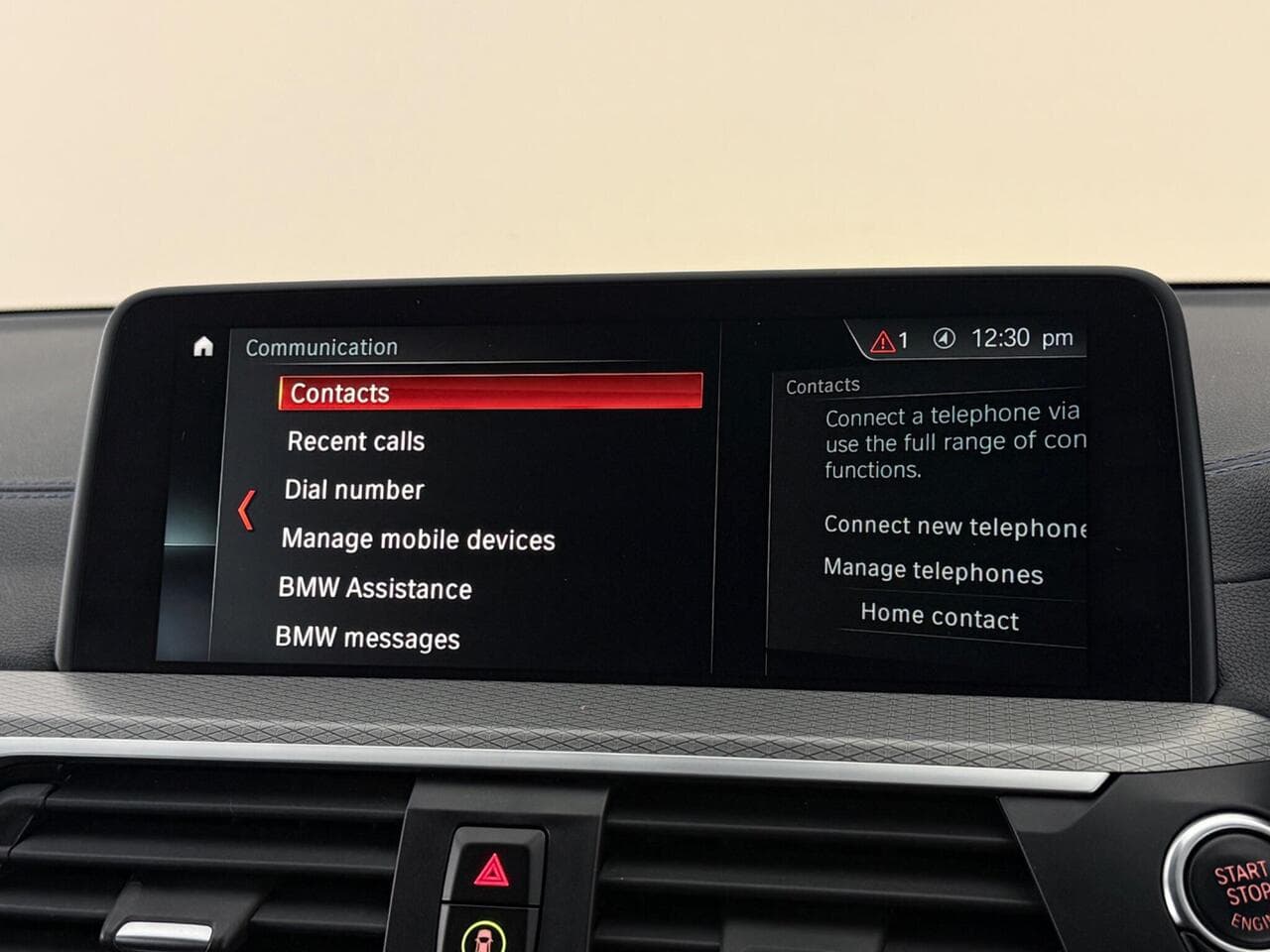 BMW X3 thumbnail Infotainment System