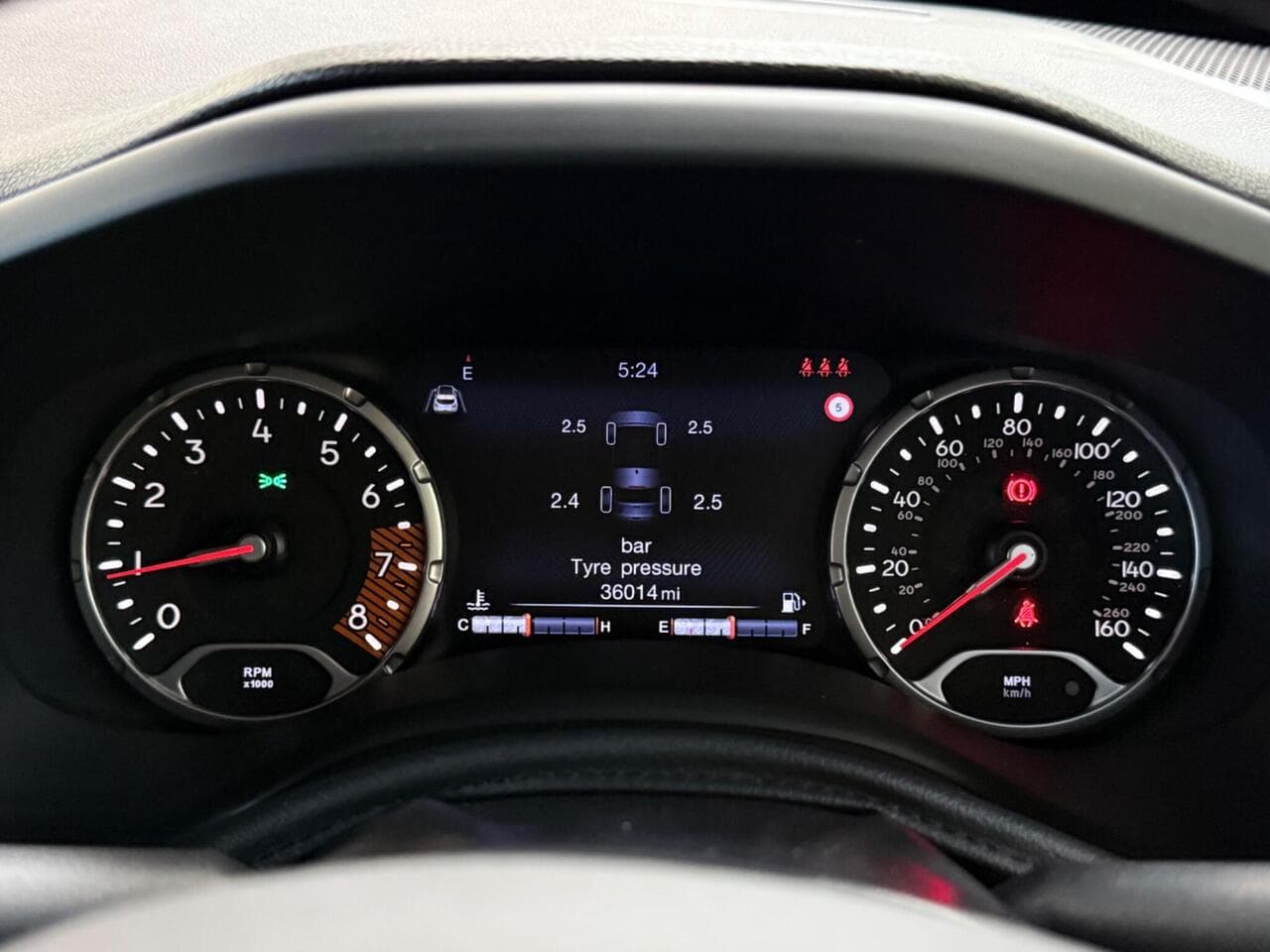 Jeep Renegade thumbnail Driver Instruments