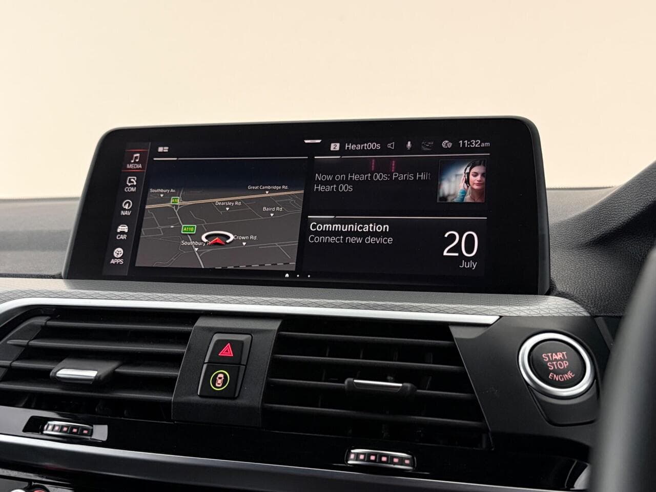 BMW X3 thumbnail Infotainment System