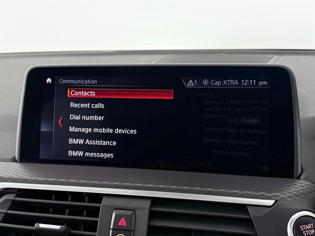 BMW X4 thumbnail Infotainment System