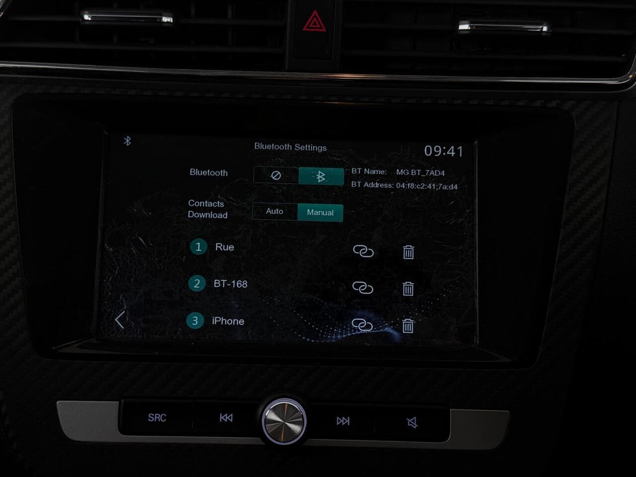 MG MG ZS thumbnail Infotainment System