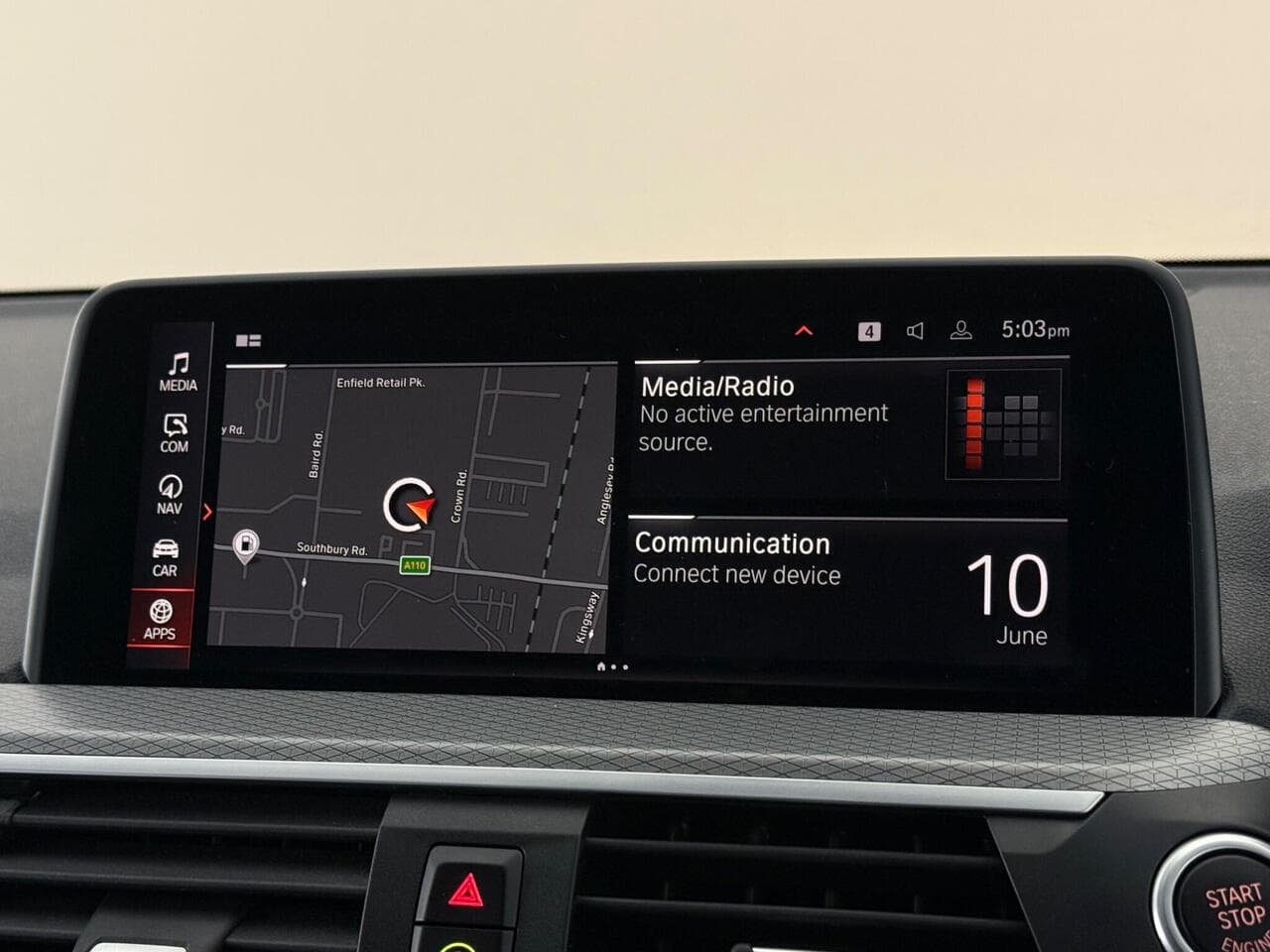 BMW X3 thumbnail Infotainment System