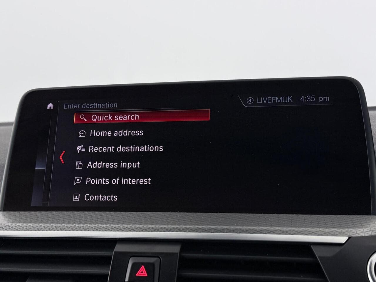 BMW X4 thumbnail Infotainment System