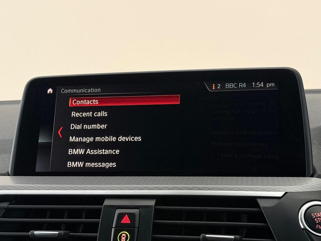 BMW X3 thumbnail Infotainment System