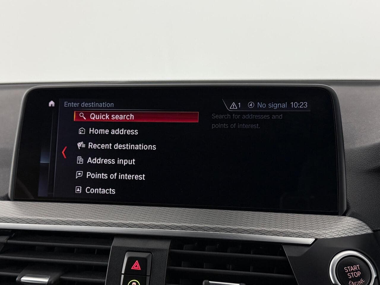 BMW X4 thumbnail Infotainment System