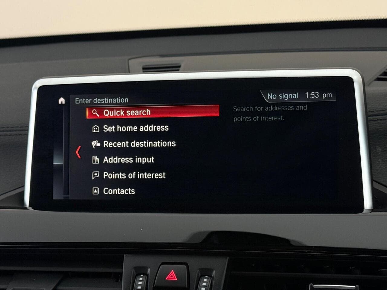BMW X1 thumbnail Infotainment System