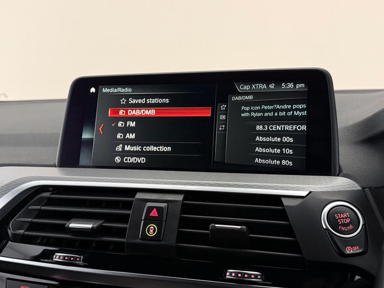BMW X3 thumbnail Infotainment System
