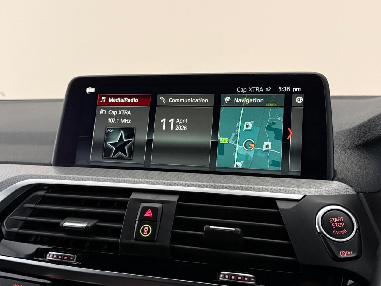 BMW X3 thumbnail Infotainment System