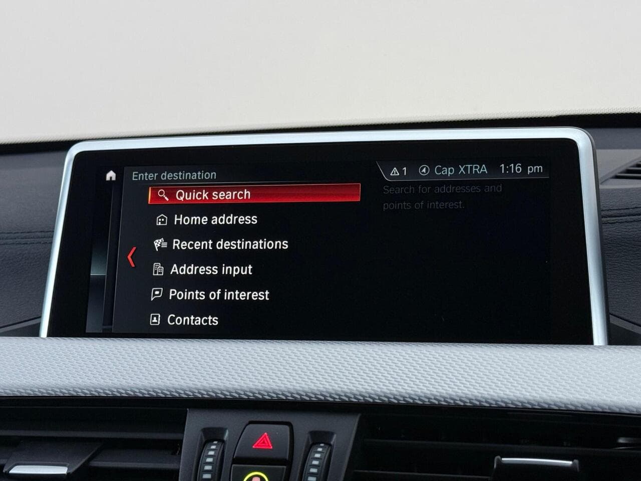 BMW X1 thumbnail Infotainment System