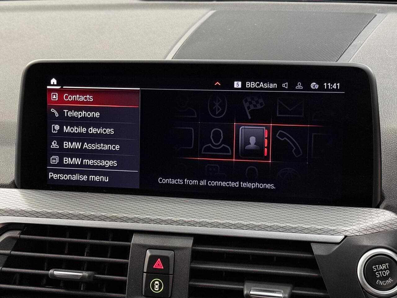 BMW X3 thumbnail Infotainment System